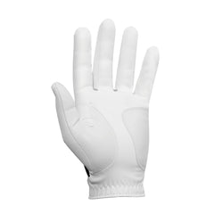 FootJoy guante en uso durante swing evidenciando su ajuste y ventilación