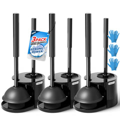 FORASTO set frontal mostrando cepillo y desatascador, organización eficiente