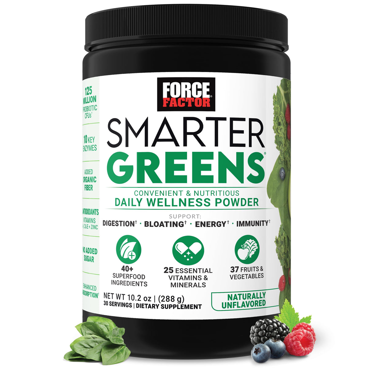 Force Factor empaque frontal mostrando producto y beneficios visibles