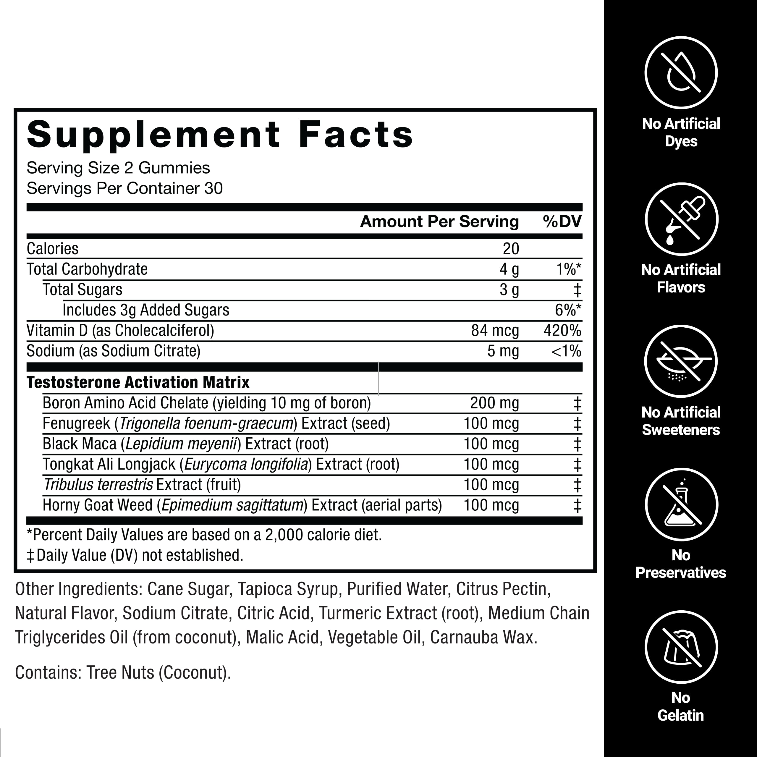 Force Factor etiqueta nutricional en primer plano mostrando información clara y transparente