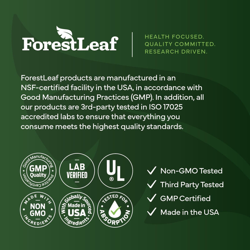 ForestLeaf sello de laboratorio y certificados verificando pruebas de terceros
