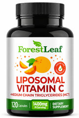 ForestLeaf frasco frontal mostrando diseño y cantidad 120 cápsulas, beneficio claridad de información