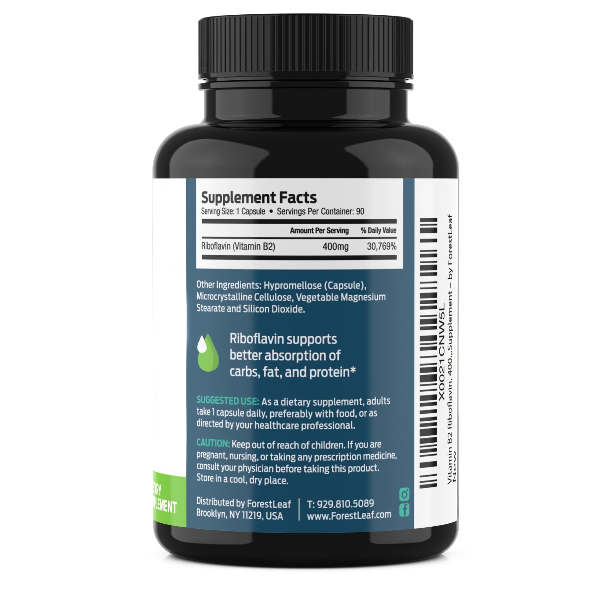 ForestLeaf sello de calidad GMP destacando pruebas de terceros y confianza