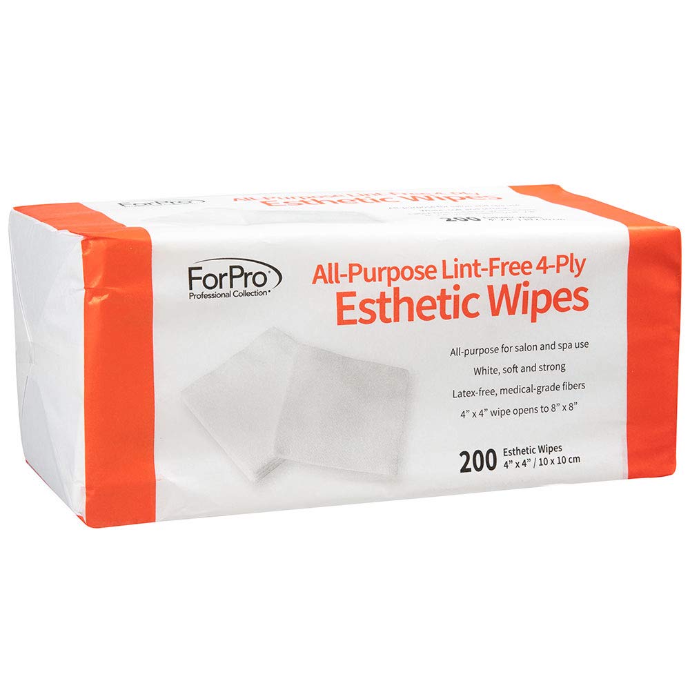 ForPro en uso por esteticista en salón para aplicación y limpieza eficiente