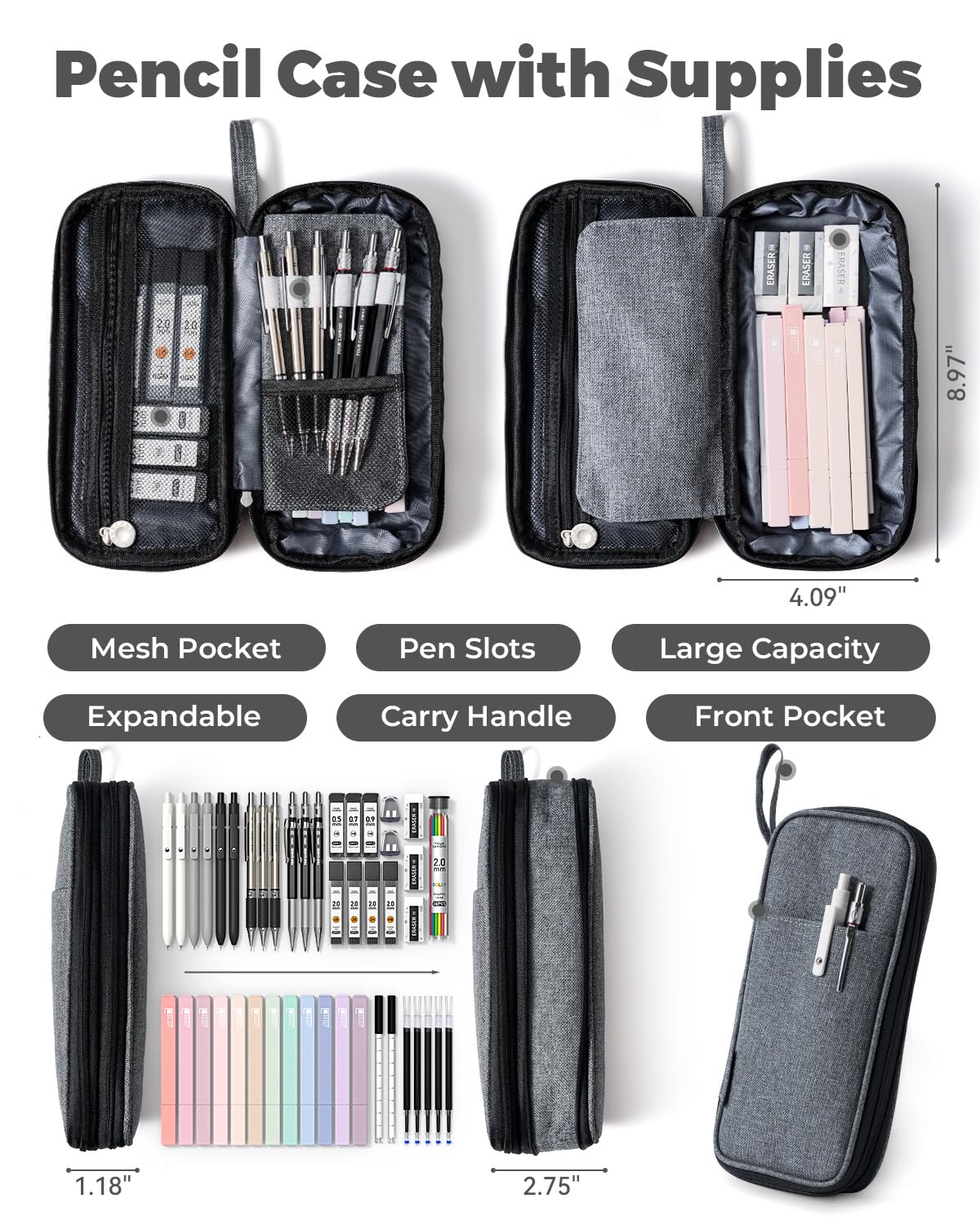 Four Candies contenido del kit organizado para ver 45 piezas disponibles