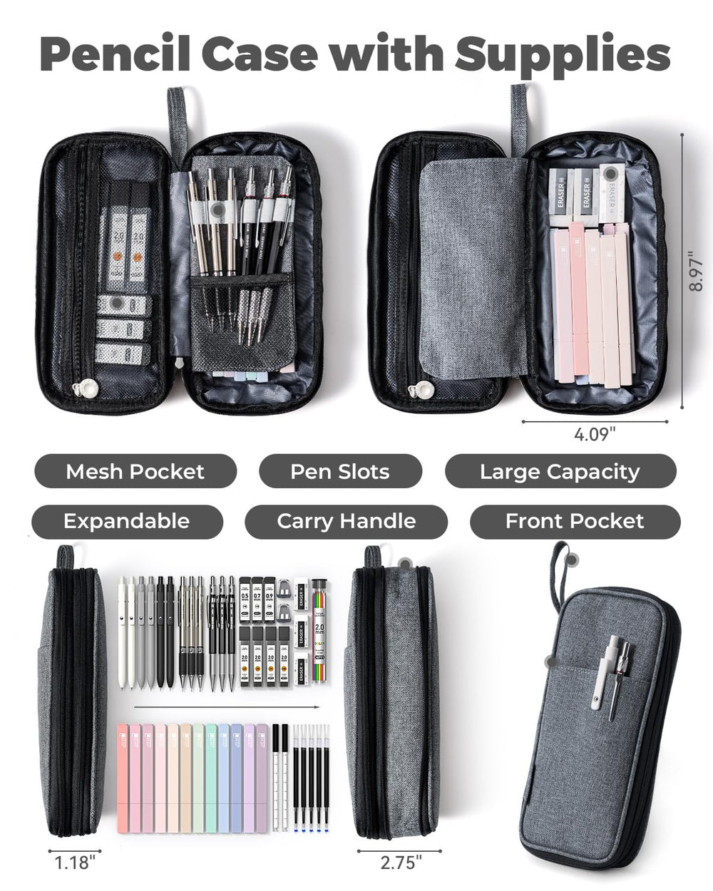 Four Candies contenido del kit organizado para ver 45 piezas disponibles