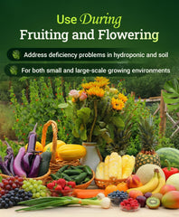 FoxFarm aplicando Cal Mag con regadera en plantas para prevenir deficiencias