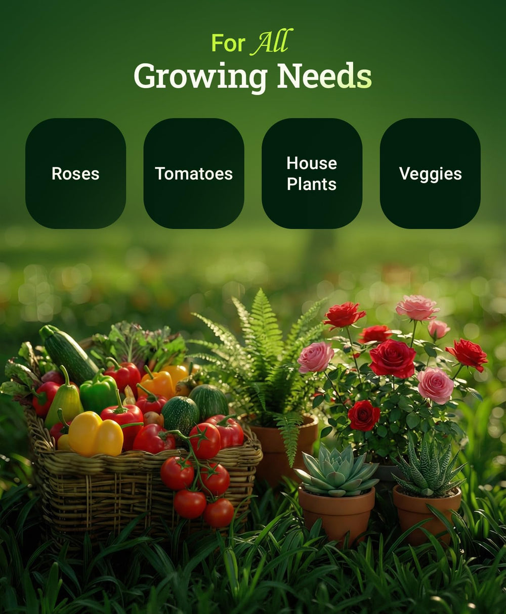 Comparación de tamaño del envase FoxFarm Grow Big quart para dosificación fácil