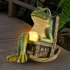 FOXMIS rana frontal mostrando diseño decorativo y luz ambiental