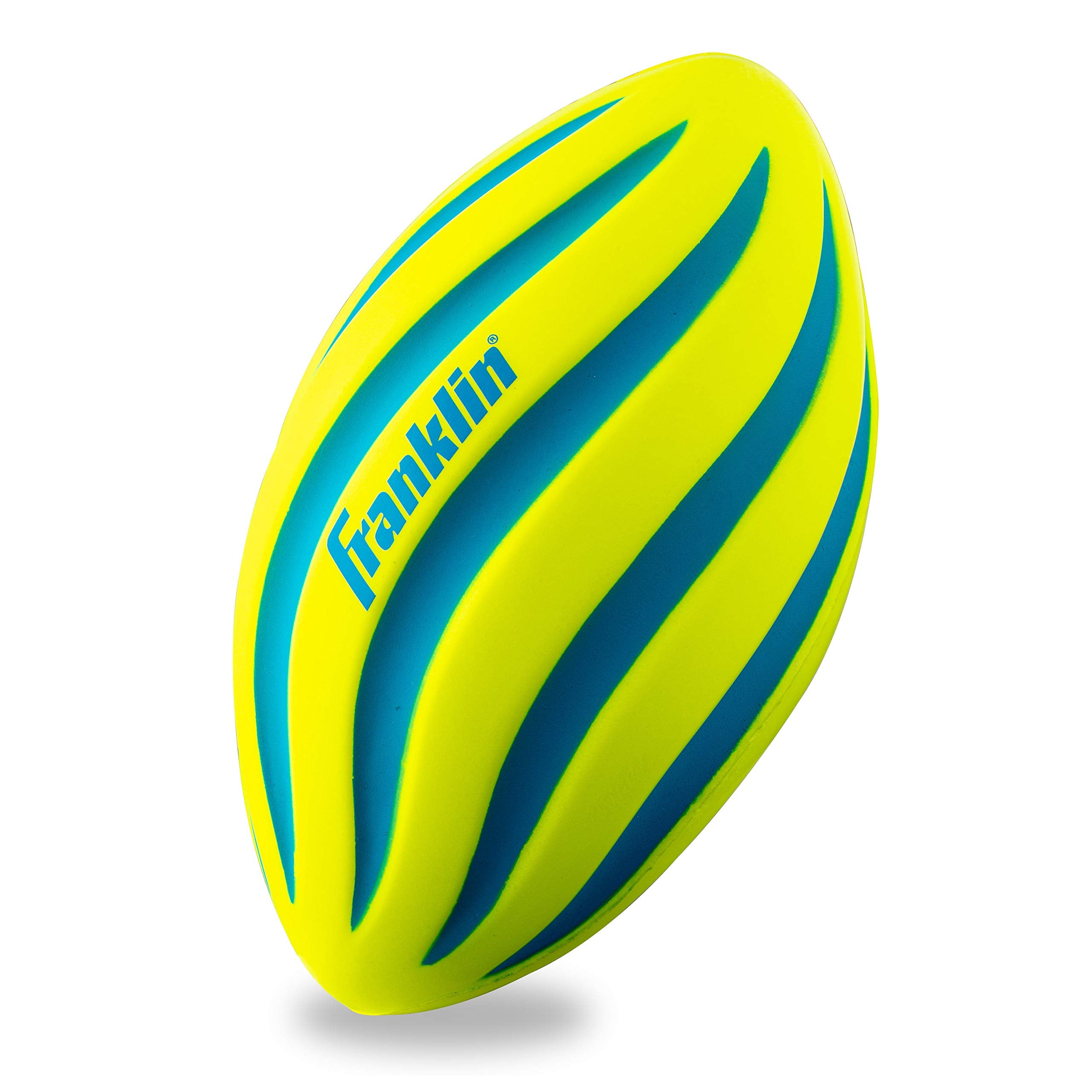 Franklin Sports balón Probrite frontal mostrando diseño y color amarillo para juego seguro