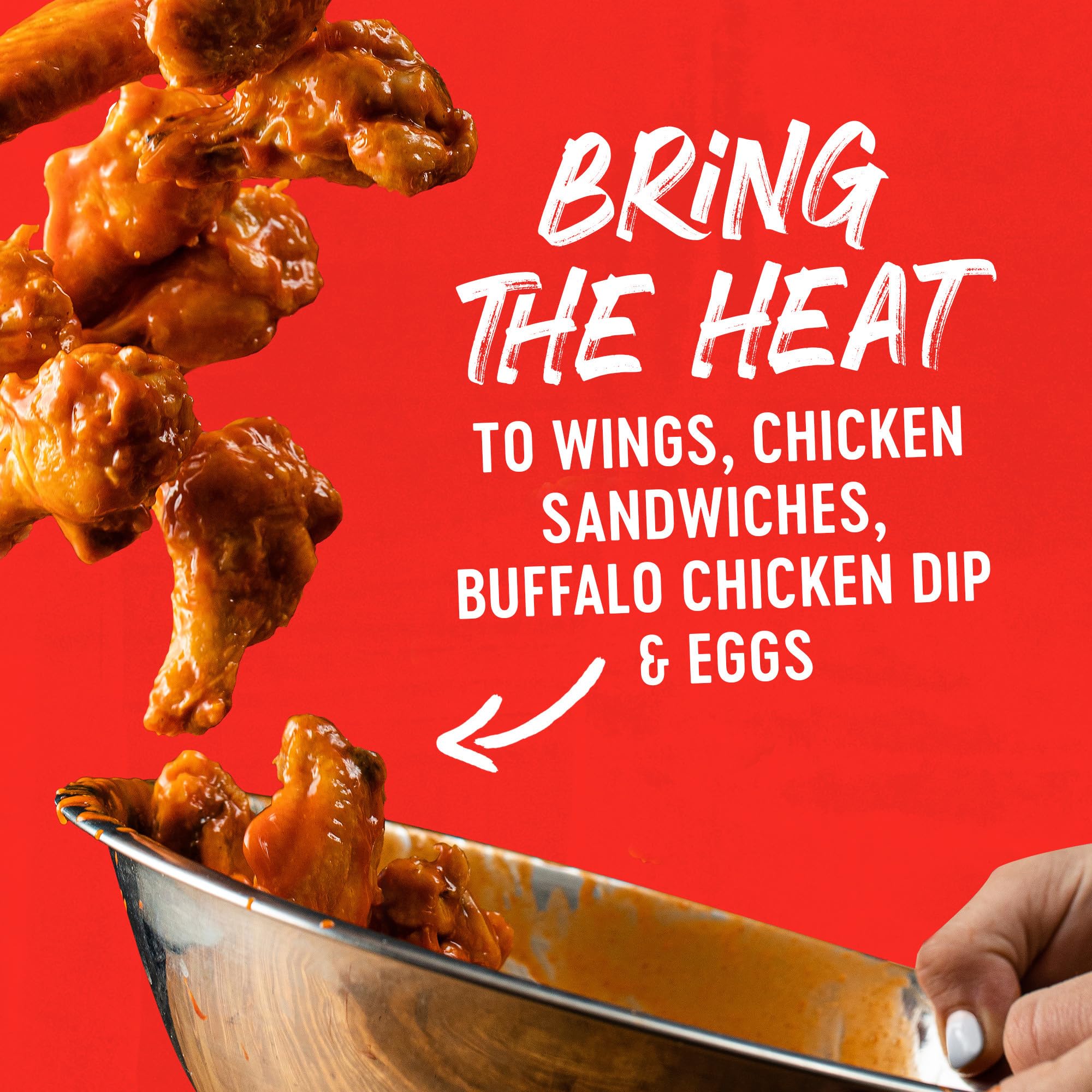Frank's RedHot marinado de carne realzando jugosidad y picor