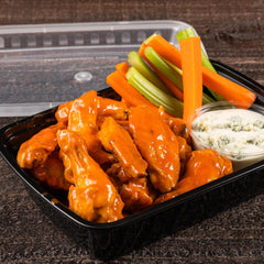 Frank's RedHot etiqueta en primer plano con ingredientes visibles
