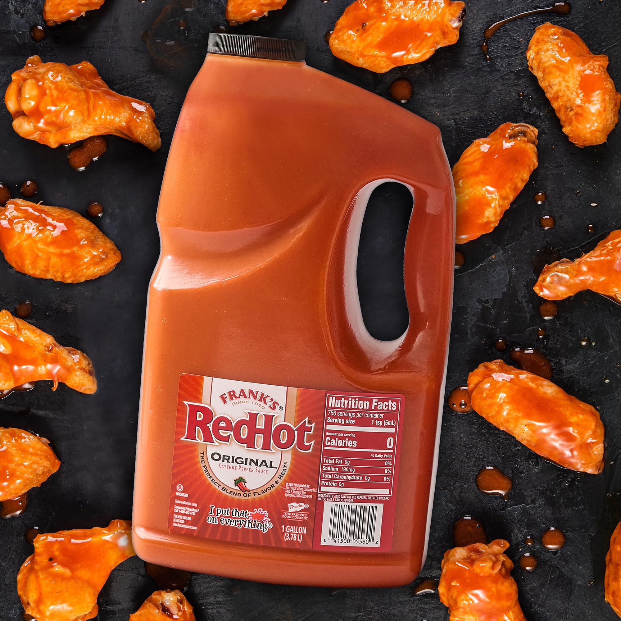 Frank's RedHot pimientos cayena envejecidos como fuente natural