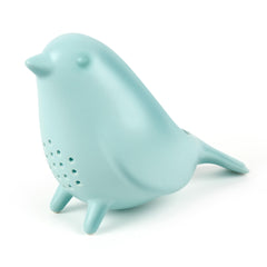 Fred & Friends Blue Bird comparación de tamaño con mano para referencia de escala