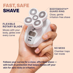 Freebird FlexSeries textura del cabezal que reduce irritación y protege piel