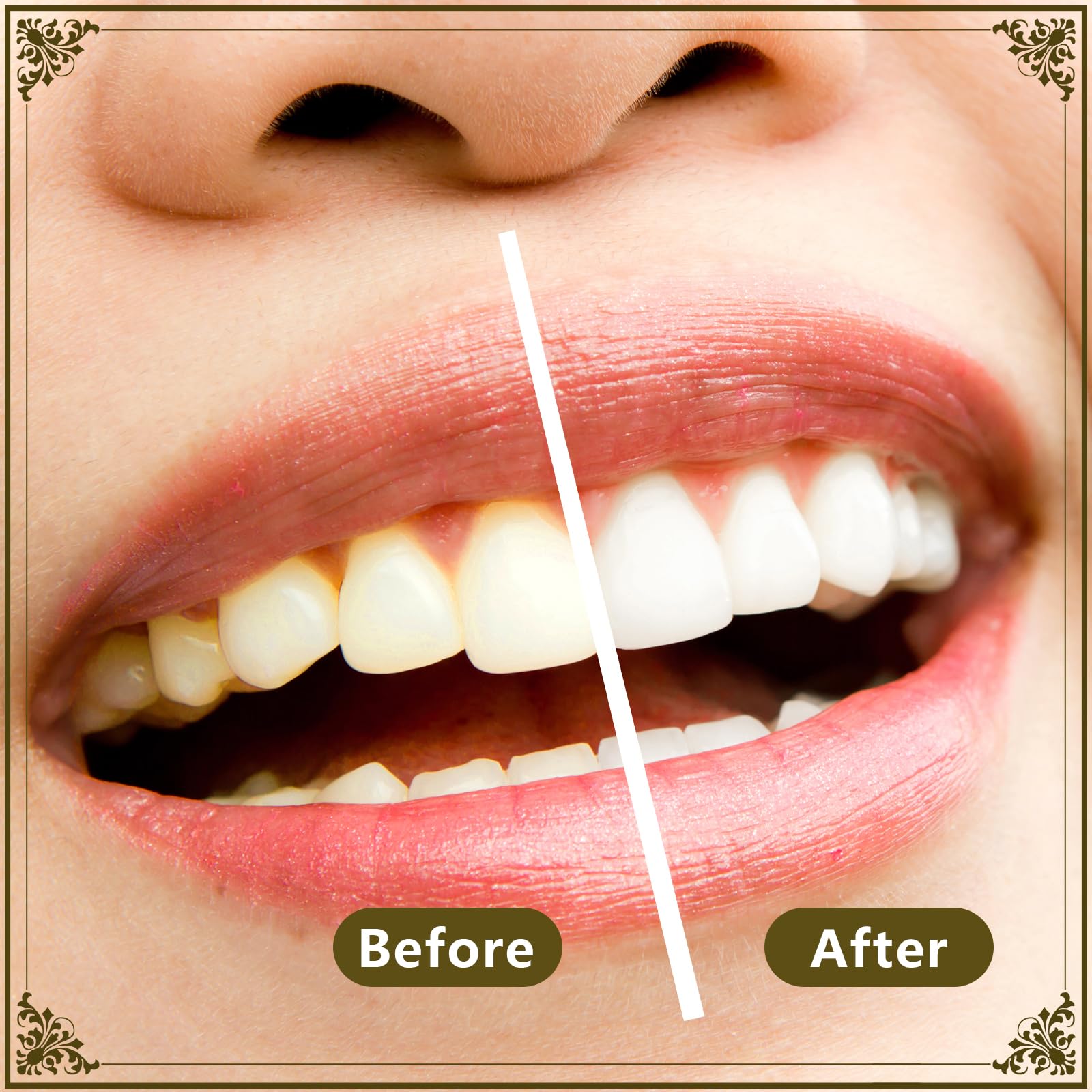 FREEGRIN textura de la punta del miswak destacando fibras efectivas
