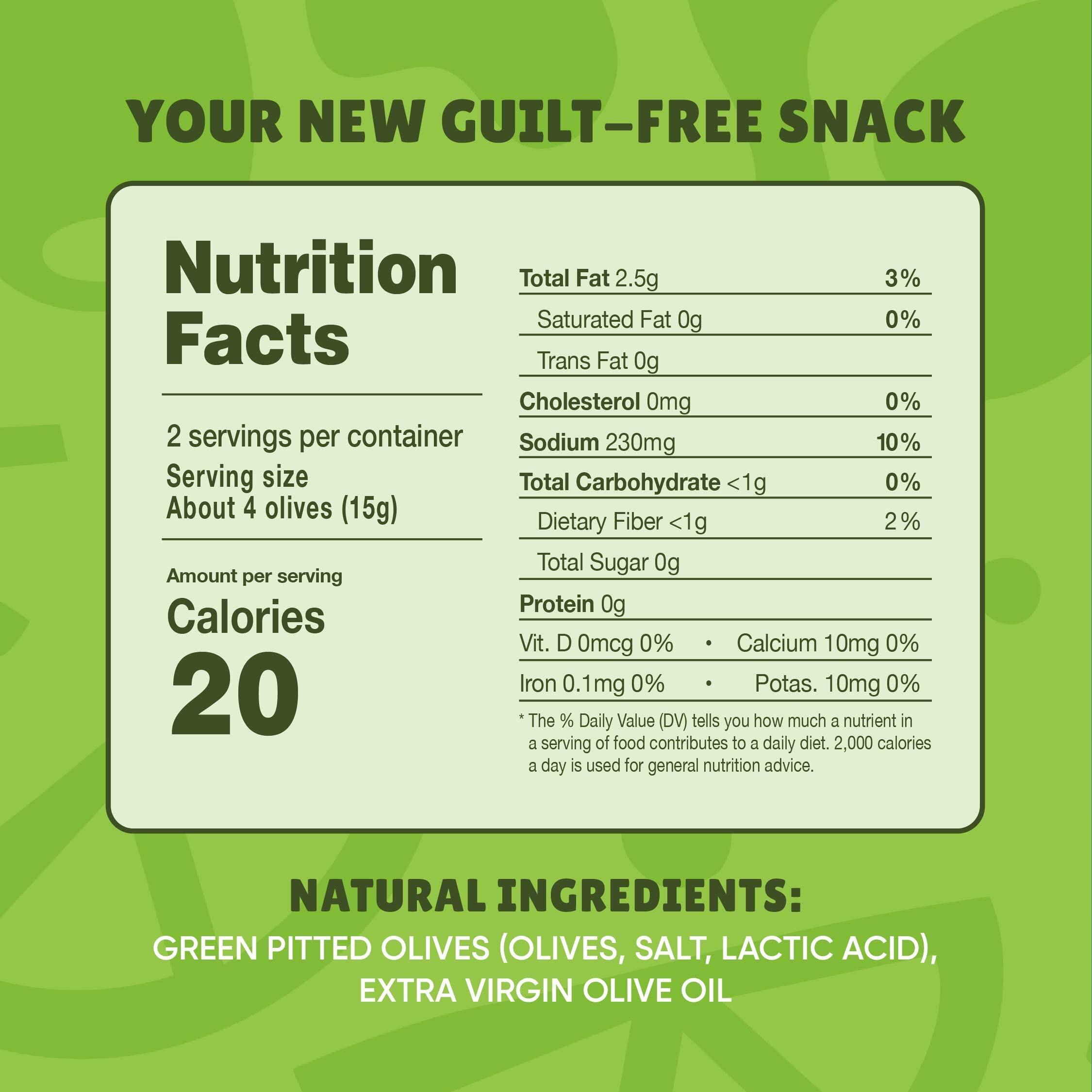 Freestyle Snacks aceitunas sobre ensalada, añade sabor mediterráneo