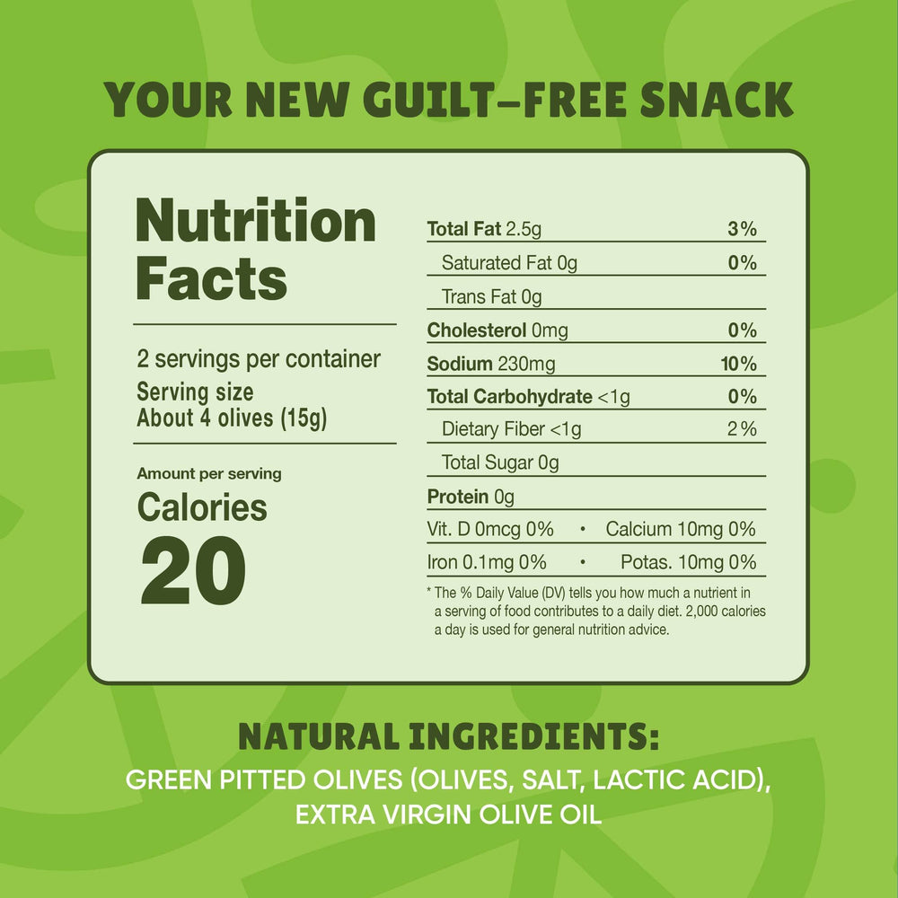 Freestyle Snacks aceitunas sobre ensalada, añade sabor mediterráneo