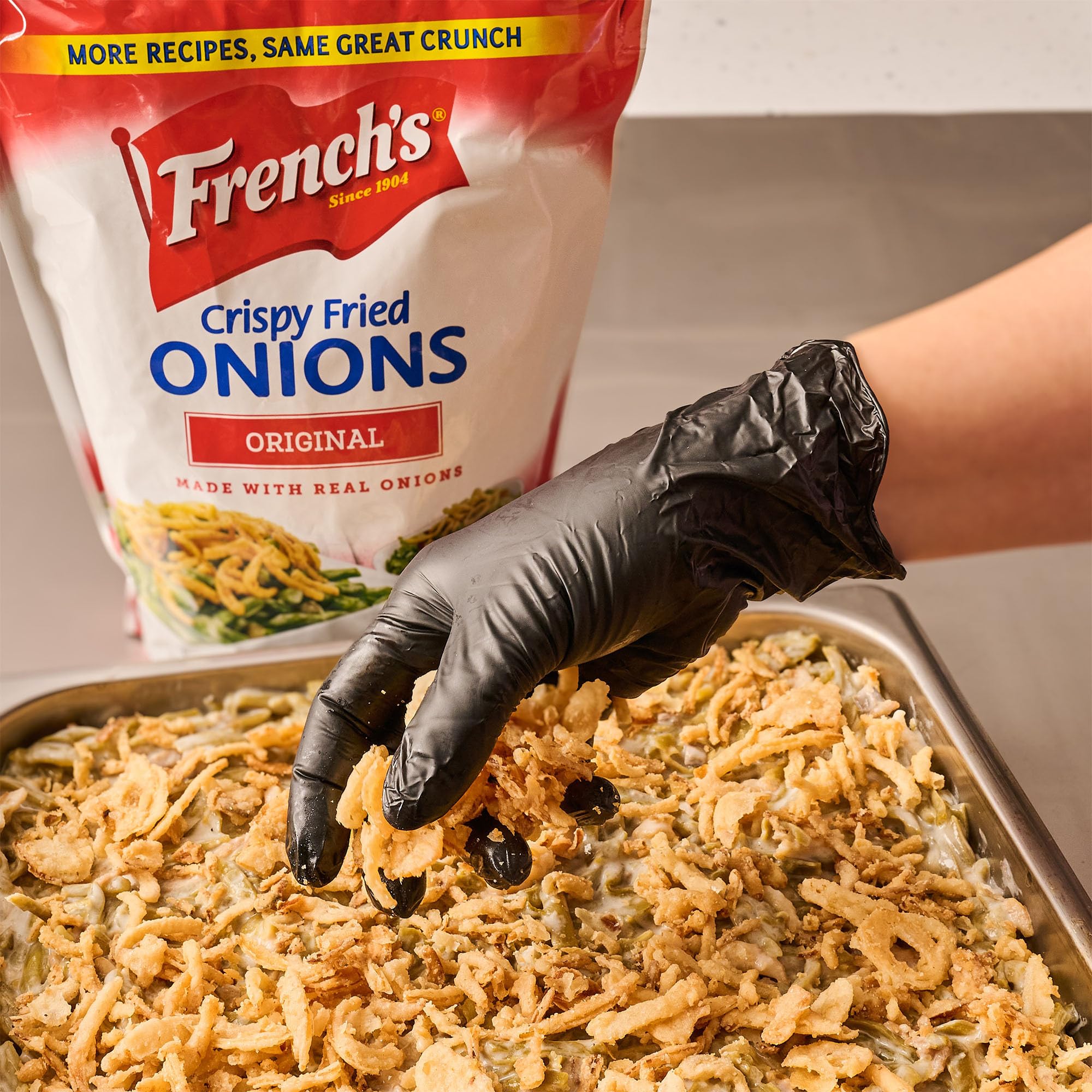 French's etiqueta con ingredientes y certificaciones para confianza