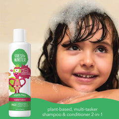 Fresh Monster textura espumosa suave que limpia sin resecar el cabello
