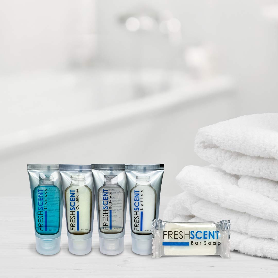 Freshscent ambientación hotelera con amenidades listas para habitación