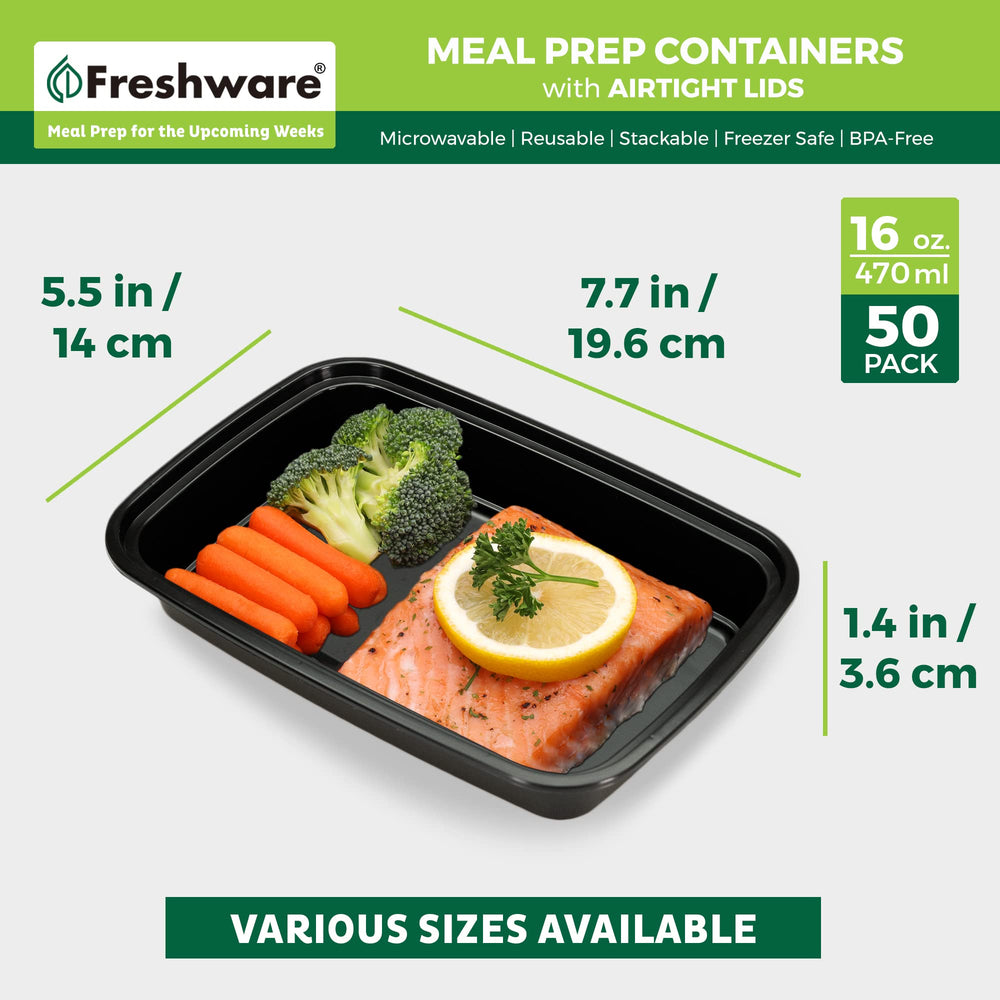 Freshware contenedor en microondas, recalienta comidas con seguridad