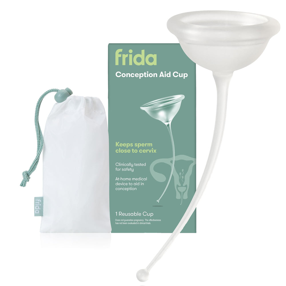 Frida Fertility copa frontal mostrando forma y apertura cómoda