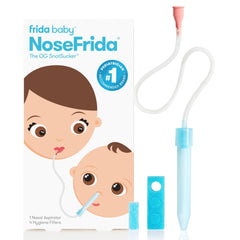 Frida NoseFrida vista frontal del empaque mostrando el aspirador y filtros