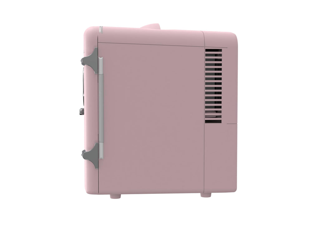 Frigidaire panel trasero con conectores AC y DC para uso en casa y coche