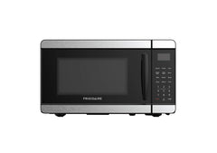 Frigidaire EMW727 vista frontal acero inoxidable aspecto moderno y fácil limpieza