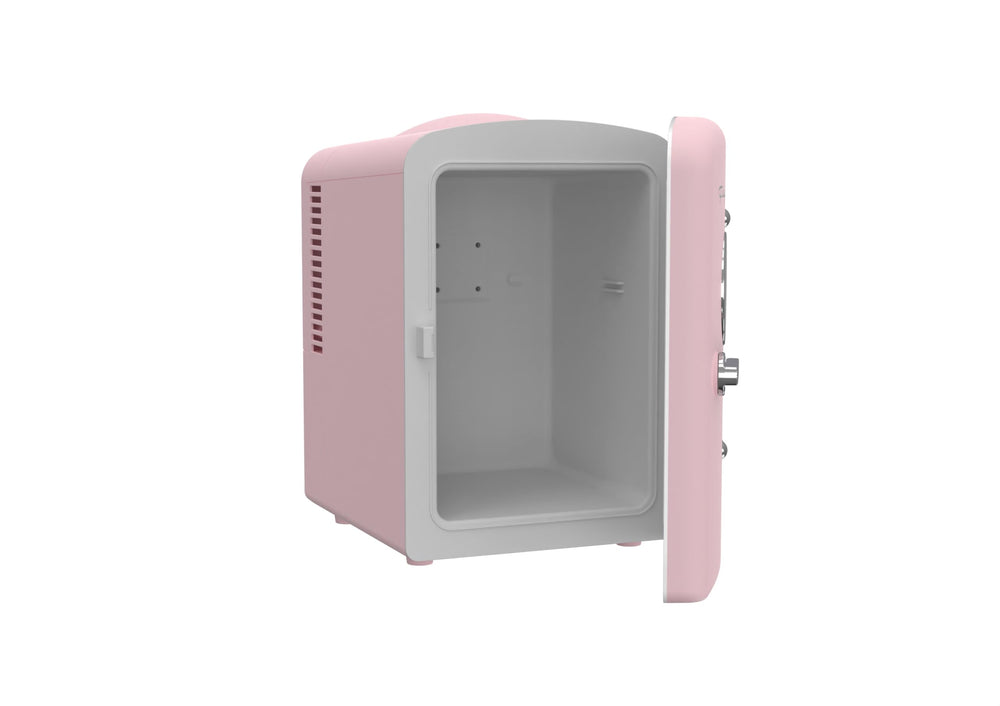 Frigidaire en escritorio de oficina manteniendo bebidas frías al alcance