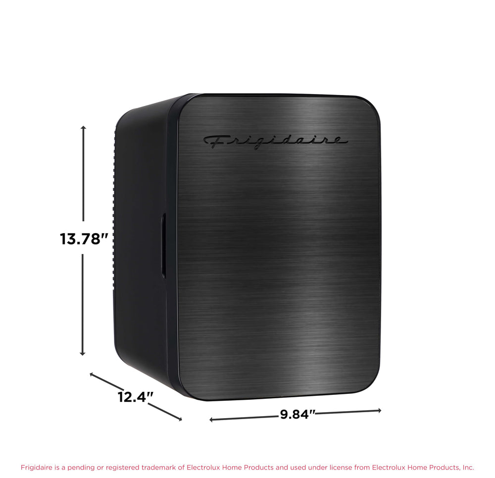 Frigidaire mini nevera conectada a 12V en coche para viajes y camping