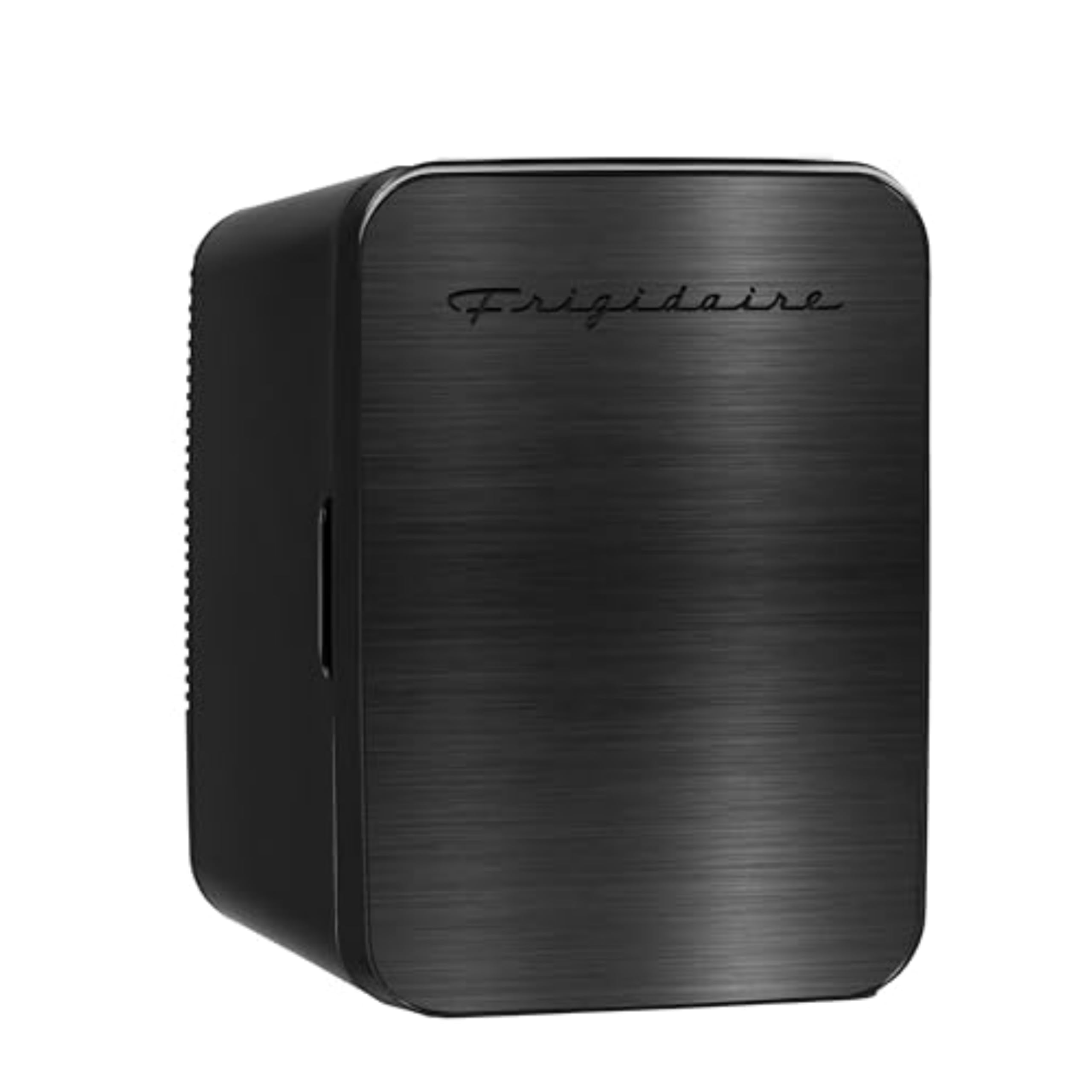 Frigidaire mini nevera frontal con acabado acero elegante y ahorro de espacio
