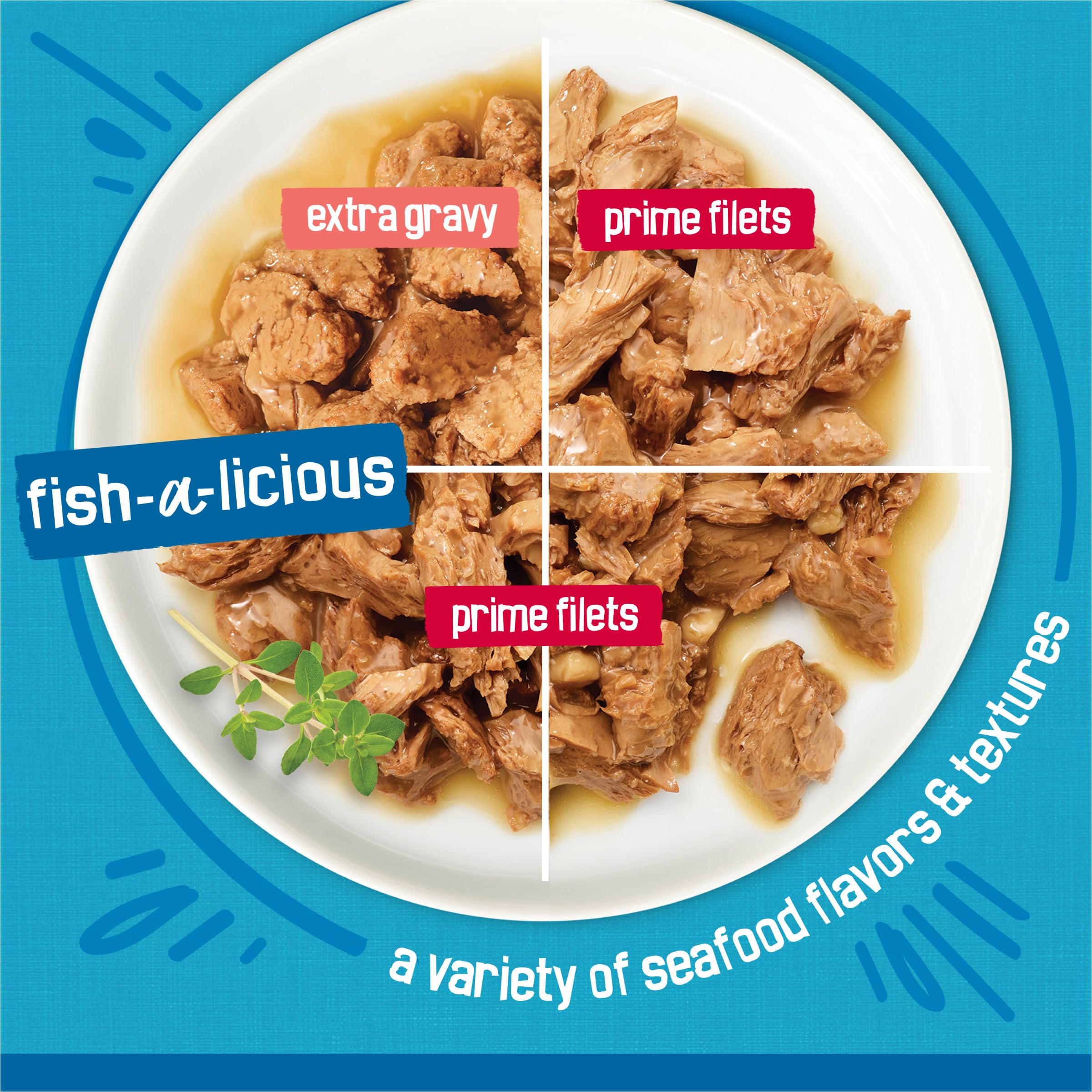 Friskies lata abierta vista superior lista para servir y usar fácilmente