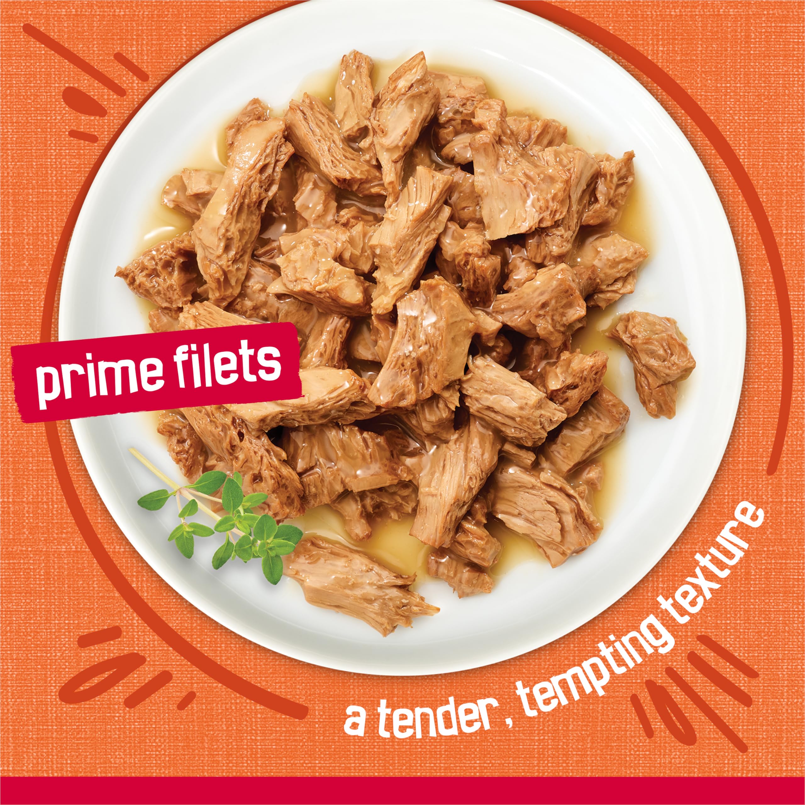 Friskies lata abierta lista para servir que facilita la porción