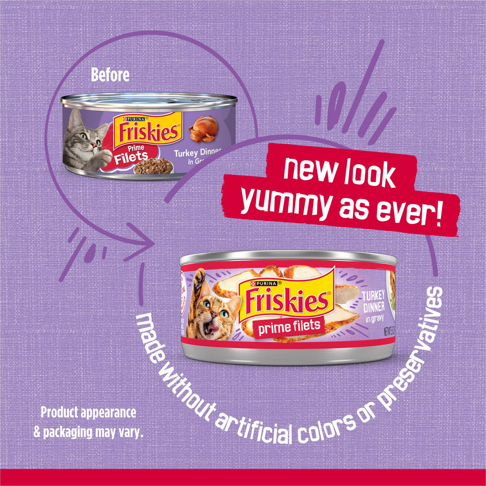 Friskies trozos desmenuzados de pavo con textura tentadora para gatos