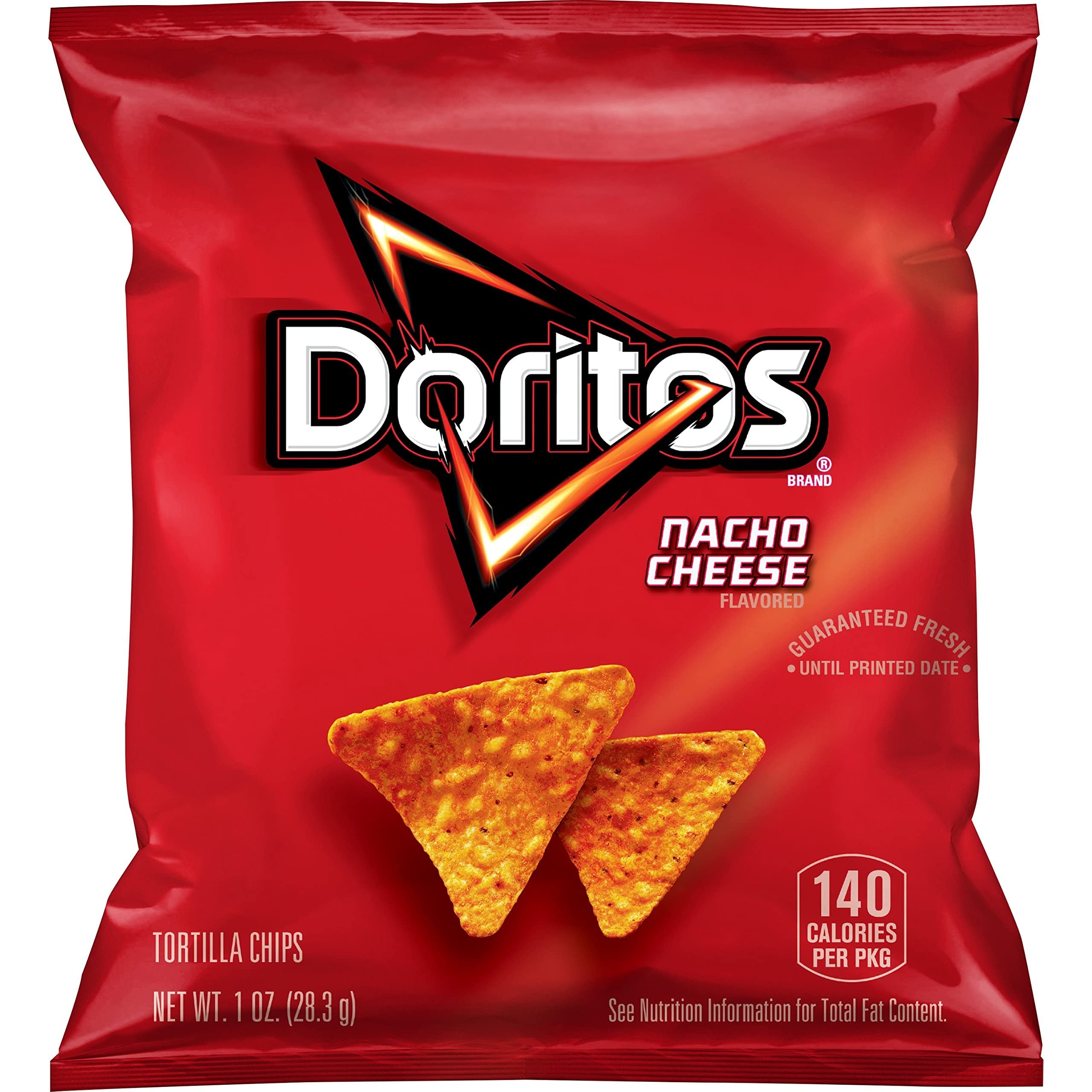 Frito-Lay comparación de tamaño de la bolsa frente a una lata bebida