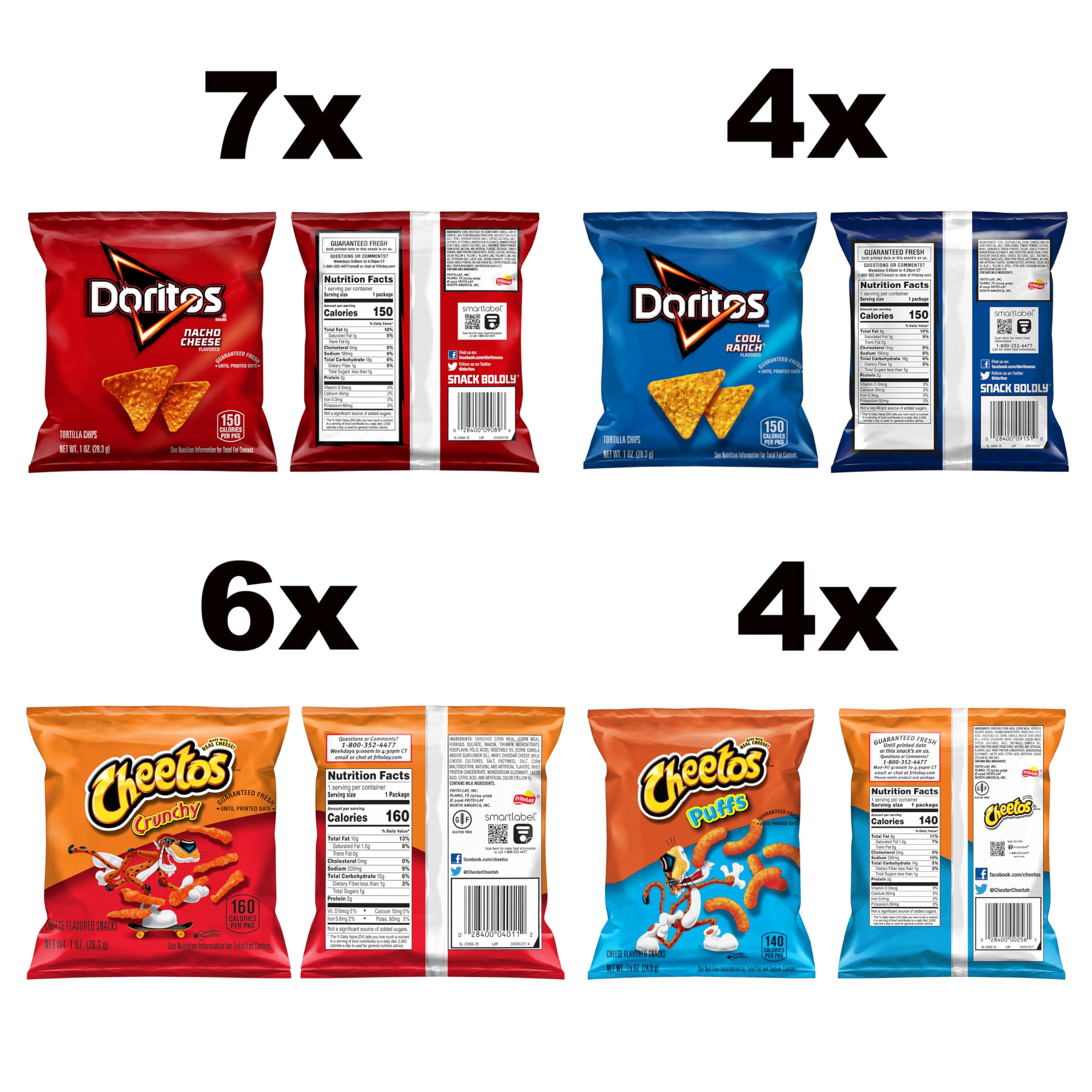 Frito-Lay Doritos Nacho Cheese textura crujiente y sabor intenso