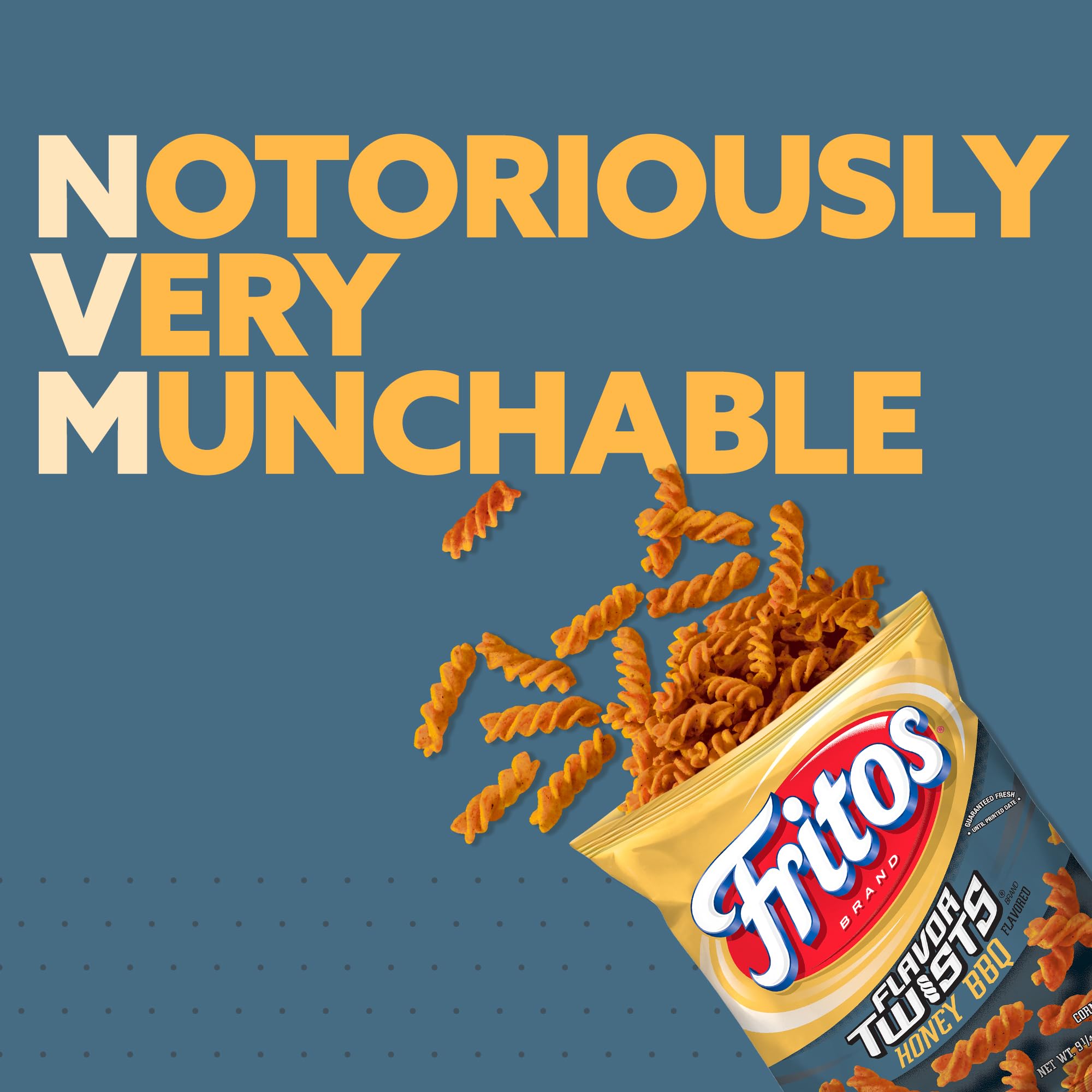 Frito Lay variety pack beside a ruler for size comparison showing box portability