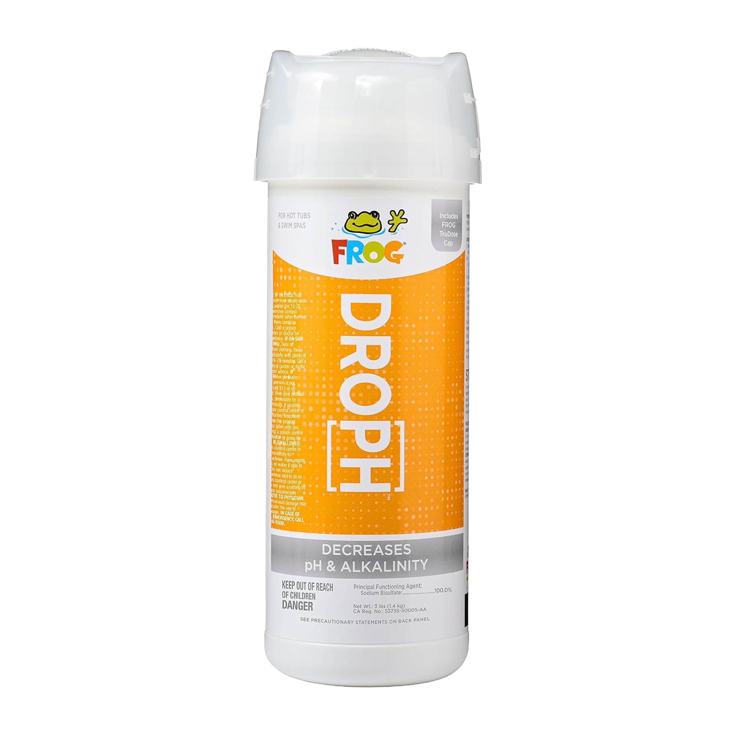 FROG botella frontal DropH 3 lb mostrando diseño y capacidad
