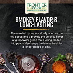 Frontier Co-op taza con infusión de gunpowder lista para beber, sabor robusto