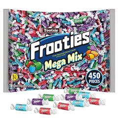 Frooties bolsa frontal mostrando colores surtidos y presentación práctica