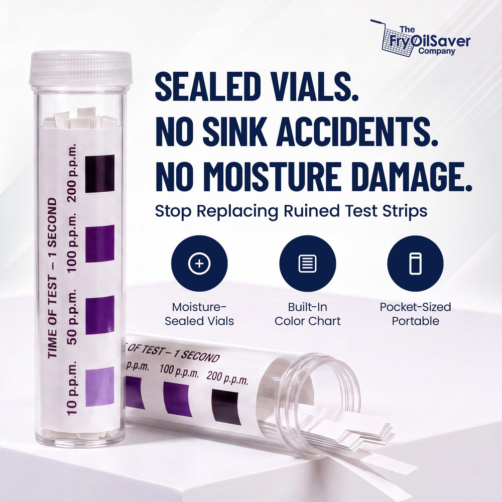 THE FRYOILSAVER COMPANY primer plano material de la tira, sensibilidad confiable
