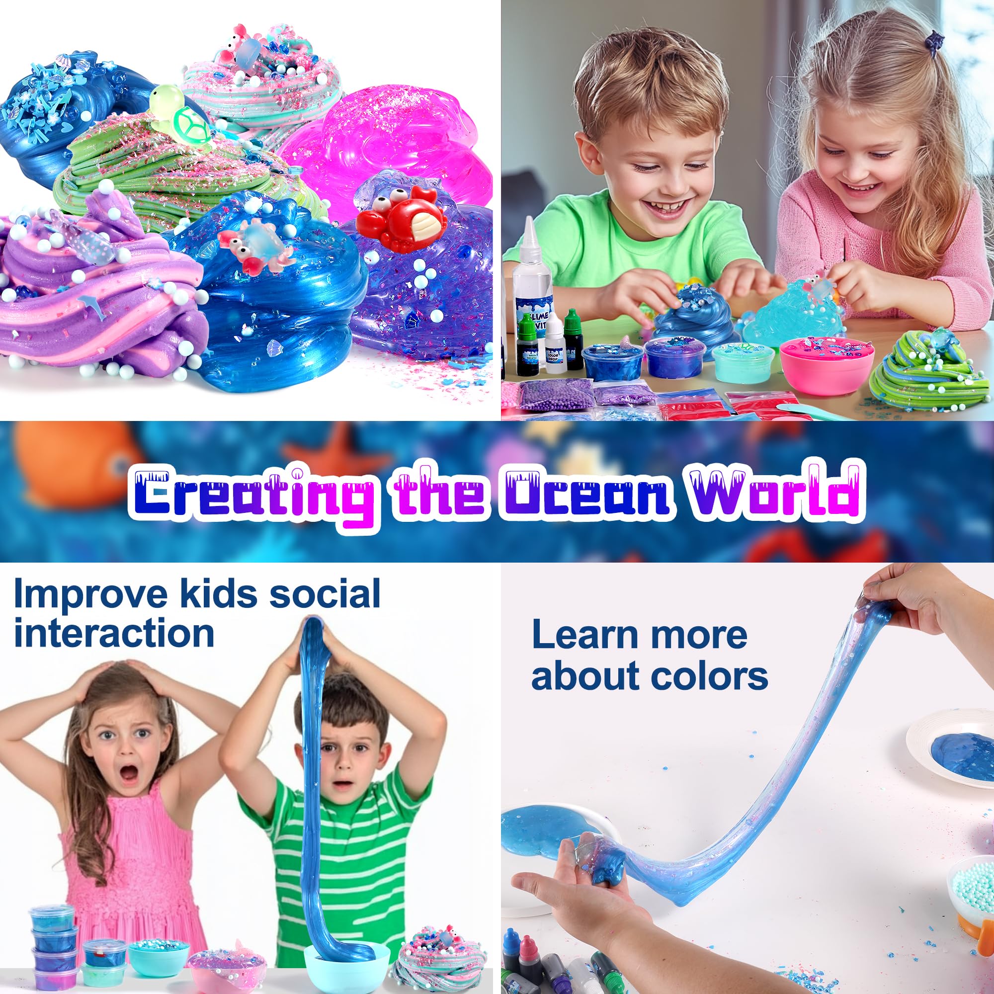 fsutvitg manos de niña manipulando slime para juego sensorial y diversión creativa