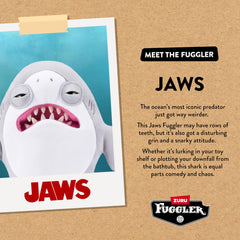 Fuggler Jaws primer plano de los dientes humanos que provocan sorpresa