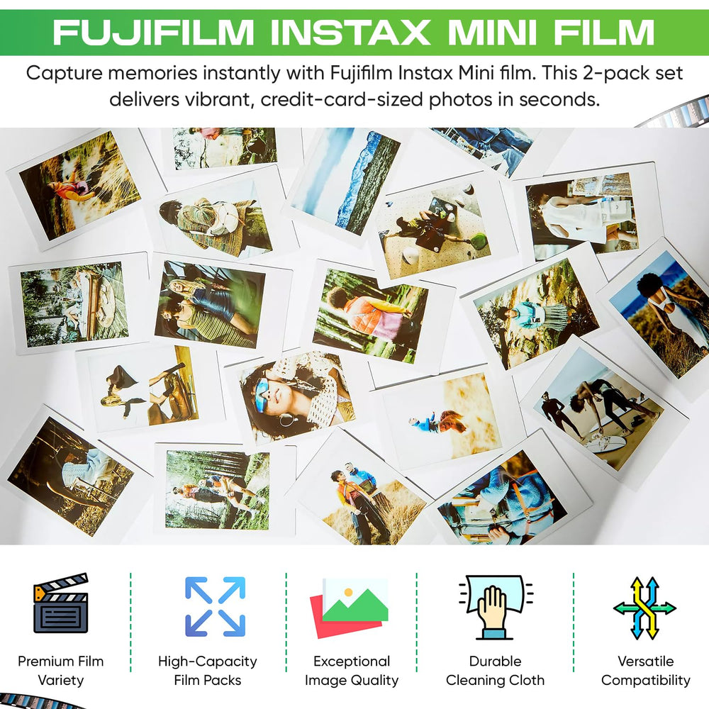 Fujifilm cartucho detalle de película, fácil instalación y uso rápido