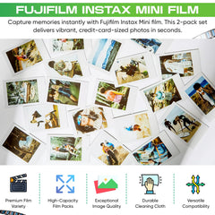 Fujifilm cartucho detalle de película, fácil instalación y uso rápido