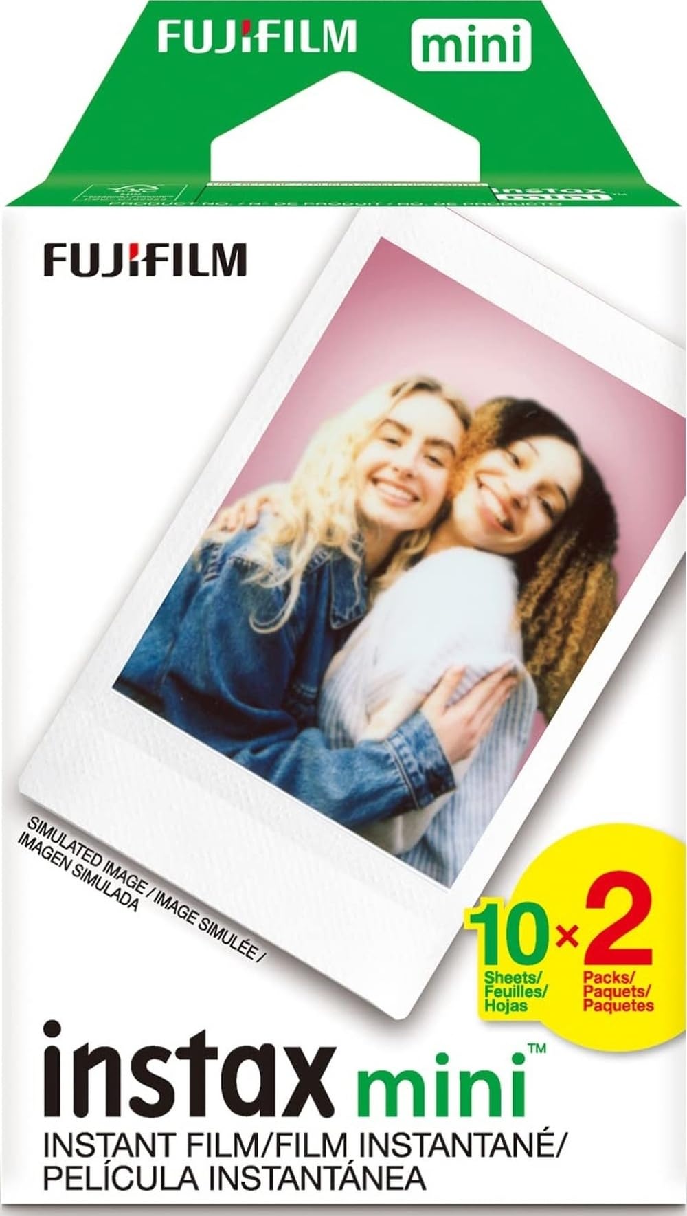 Fujifilm pack frontal con dos cartuchos, fácil identificación y almacenamiento