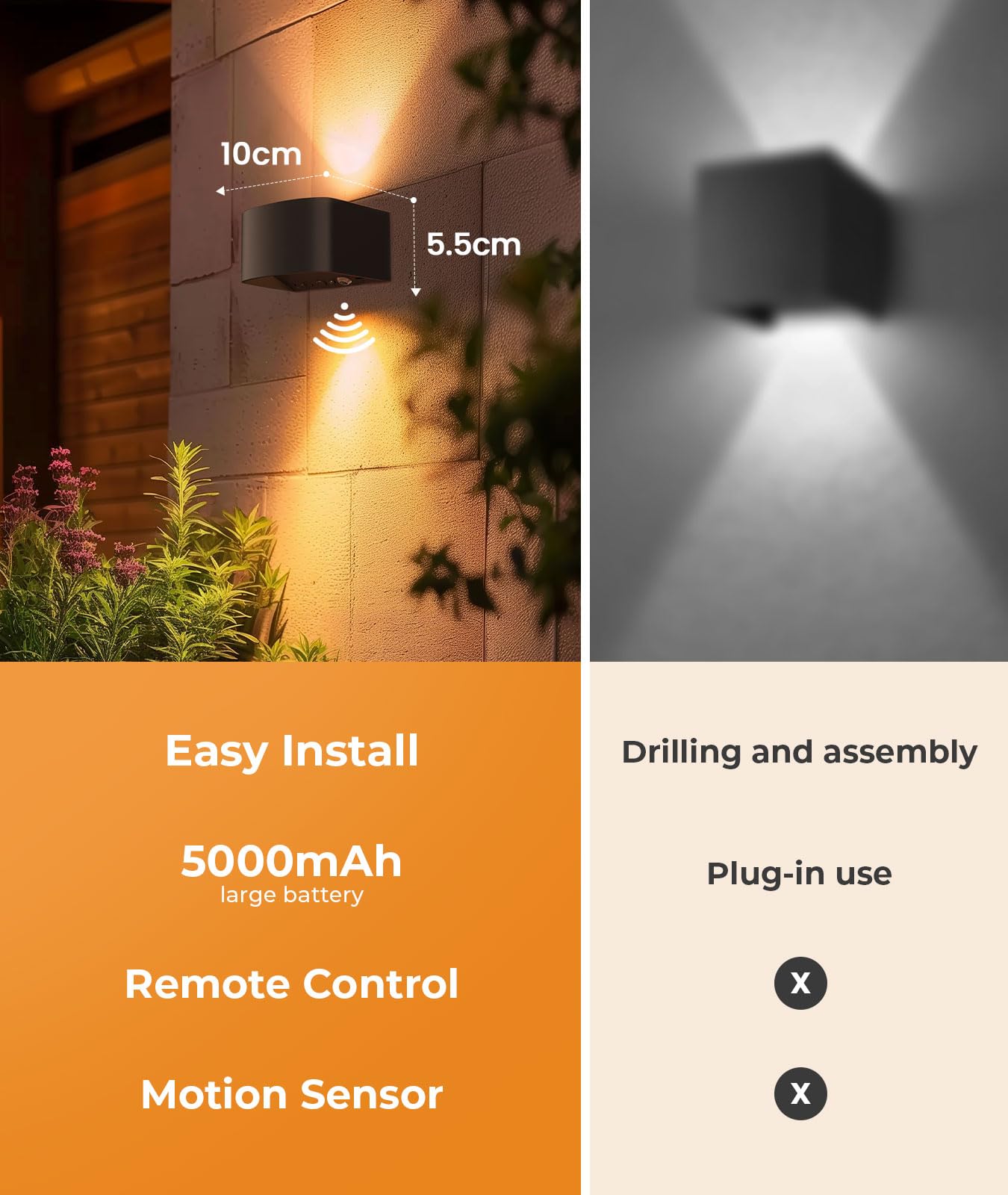 FULEN ambiente dormitorio con luz suave y temperatura de color regulable