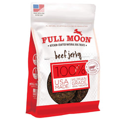 Full Moon paquete frontal mostrando sello humano- grade y tamaño 11 oz, transmite confianza